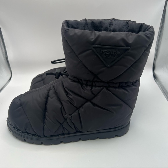 Prada Blow 19 Quilted Nylon Drawstring Boot - Picture 5 of 9